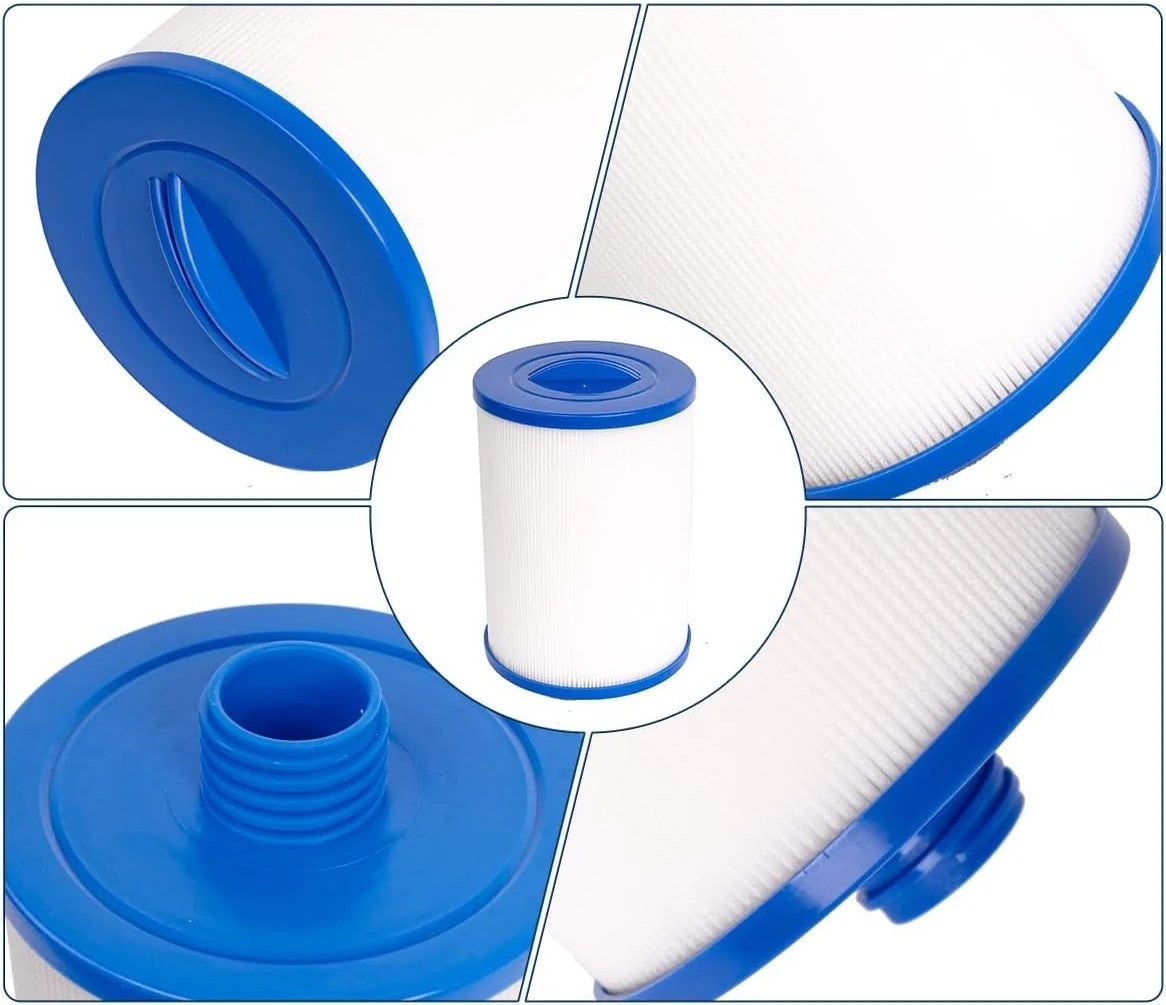 PLFPWW50P3 wide-pleat filter cartridge, top handle view