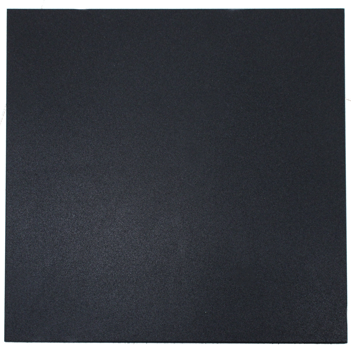 Premium EPDM Rubber Gym Flooring | Black 20mm x 1m x 1m tile view