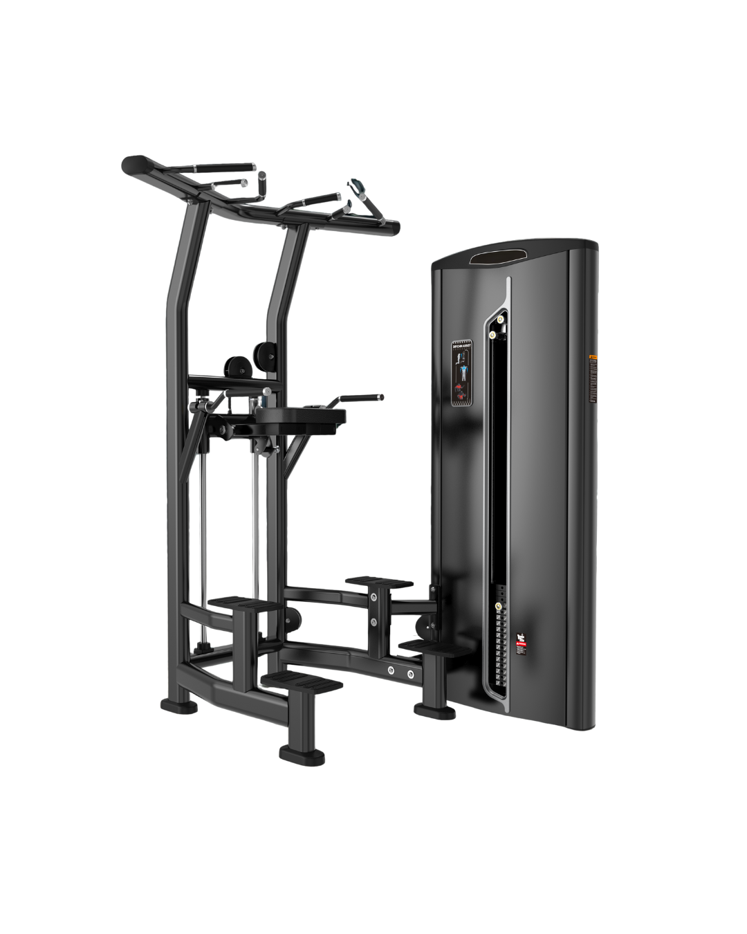 Commercial Assisted Pull-Up and Dip Machine with weight Stack
