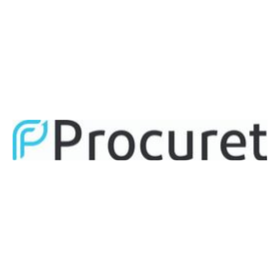 Procuret logo. Upto 60k finance with a valid ABN. Pay in monthly installments