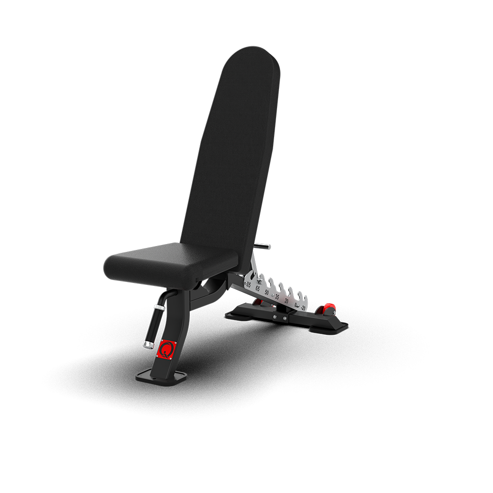 QLI Adjustable Bench QAB03 - 6-position commercial weight bench in the incline position