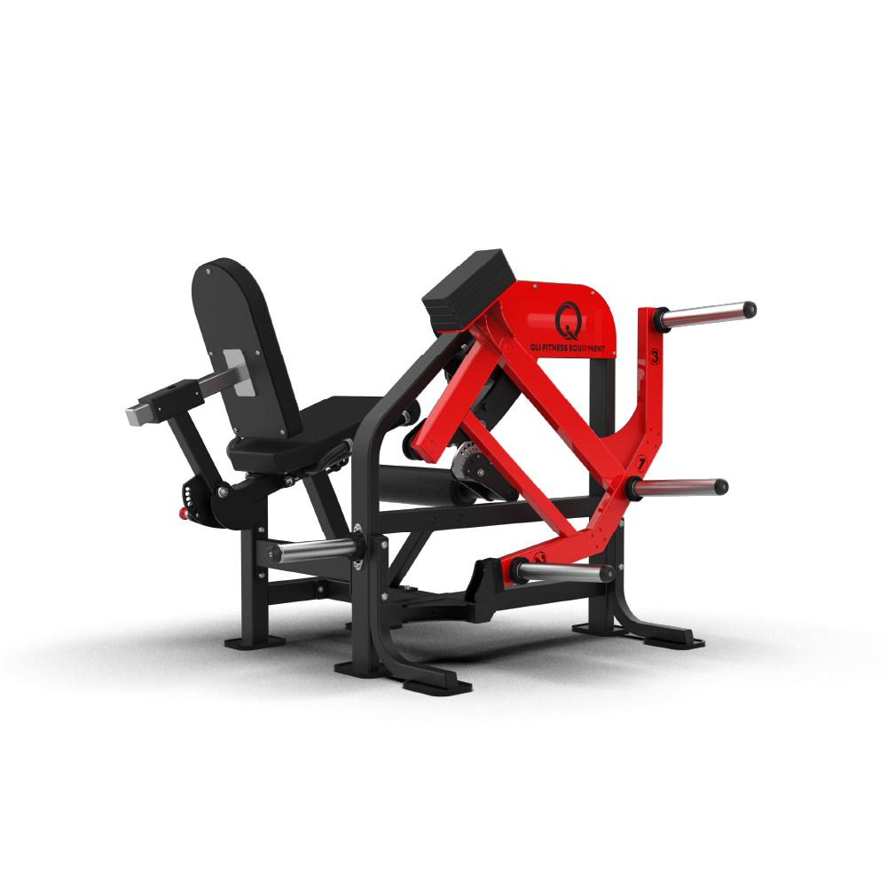 QLI QALE61 leg extension from the front, showing the seat, handles and leg roller