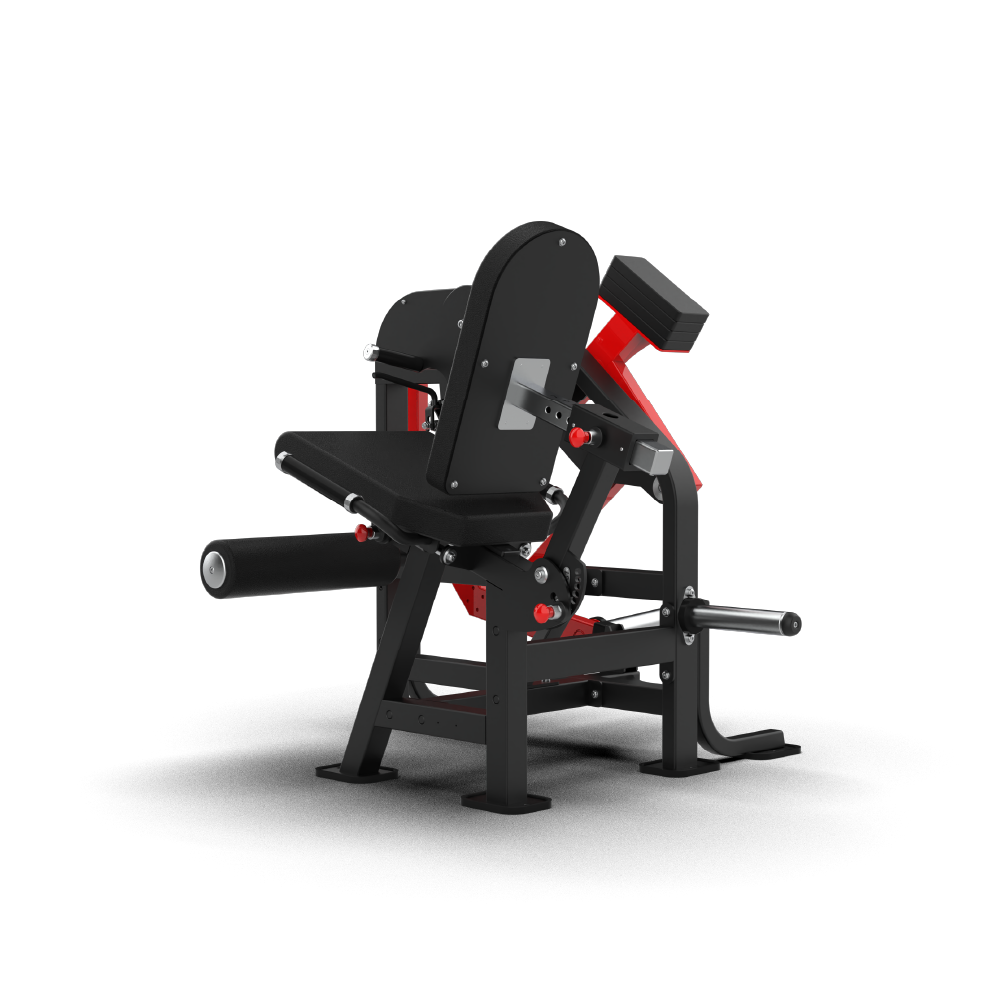 QLI QALE61 leg extension from the rear, showing the backrest and frame