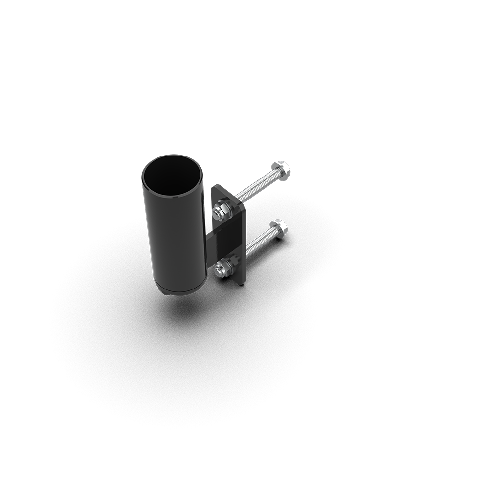 QLI Barbell Storage Rack Attachment QBSA04, a vertical barbell sleeve on a rack mounting plate