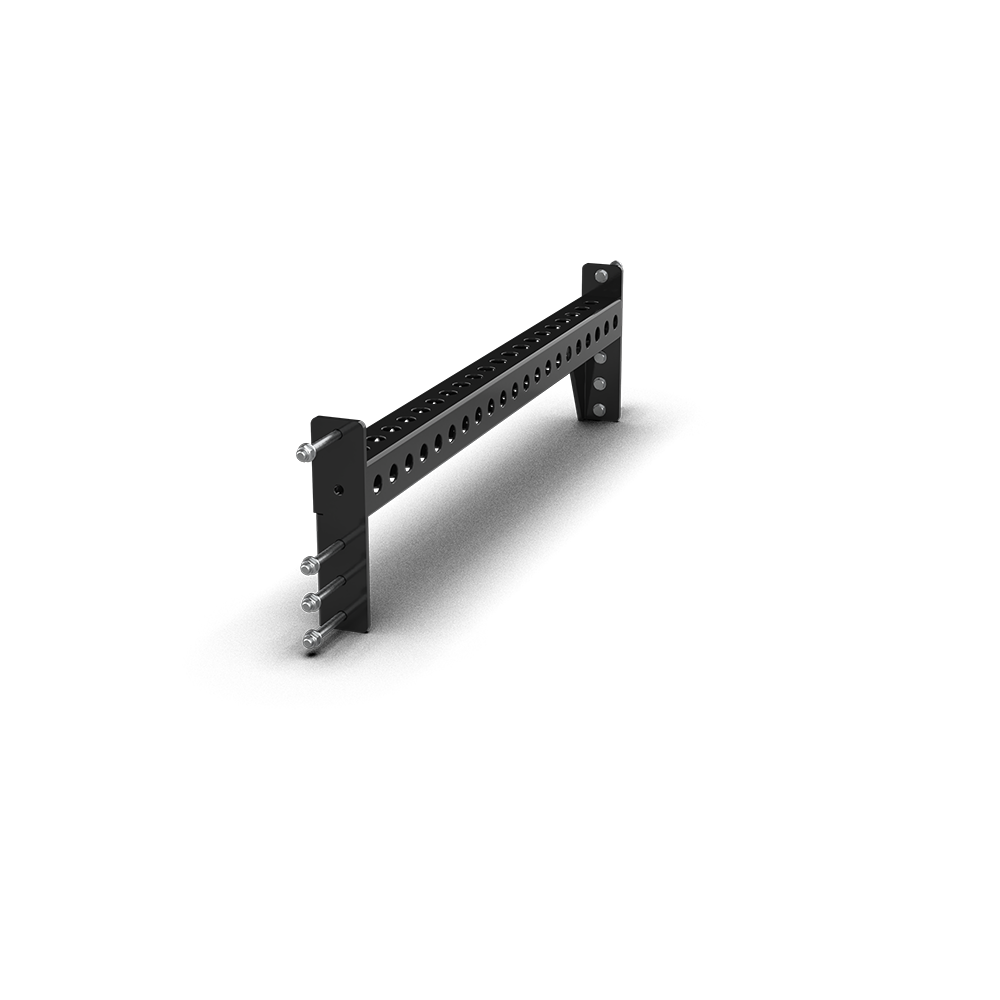 QLI QCB4202 connecting bar at an angle, showing the tall end plates