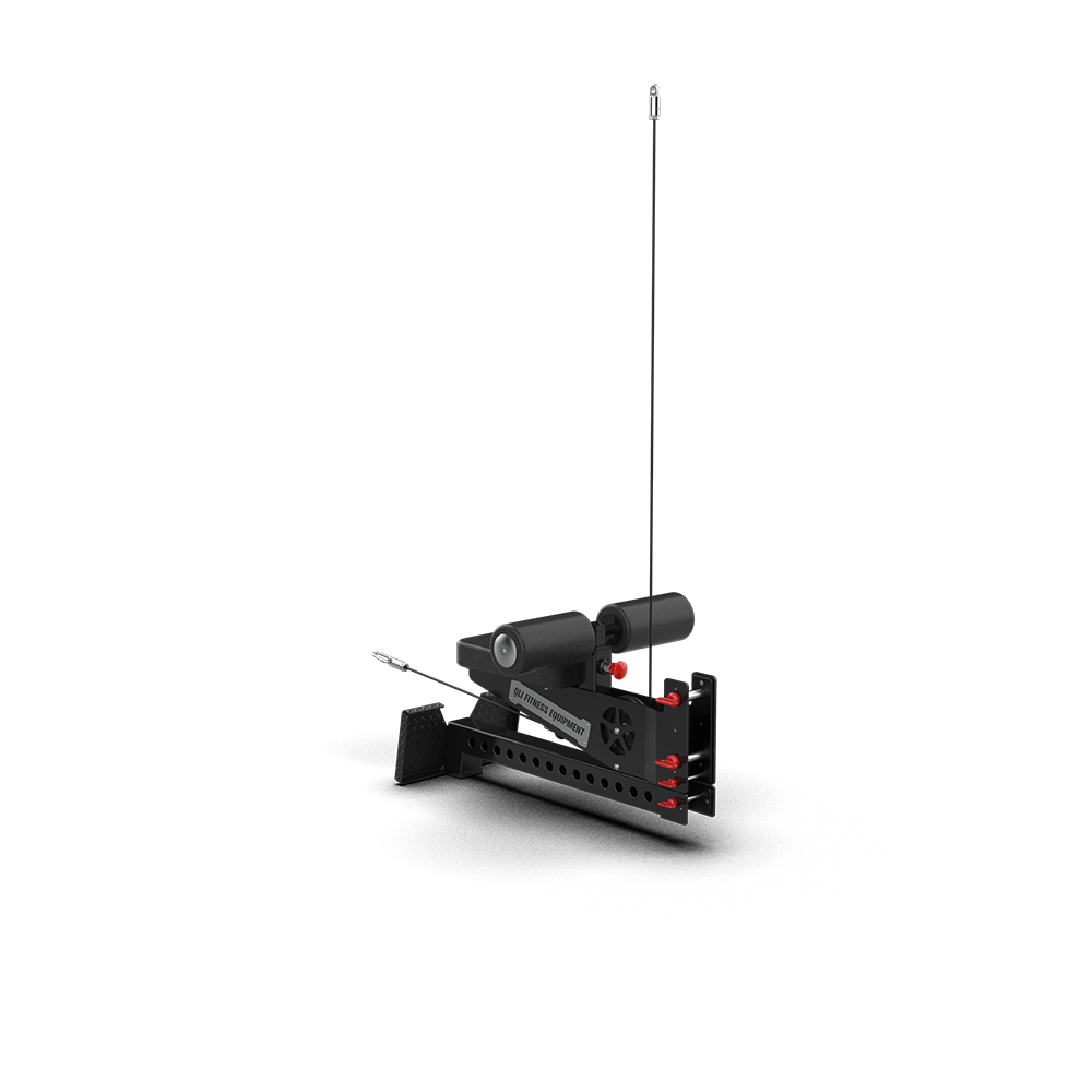 QLI QLPS37 lat pulldown seat at an angle from above