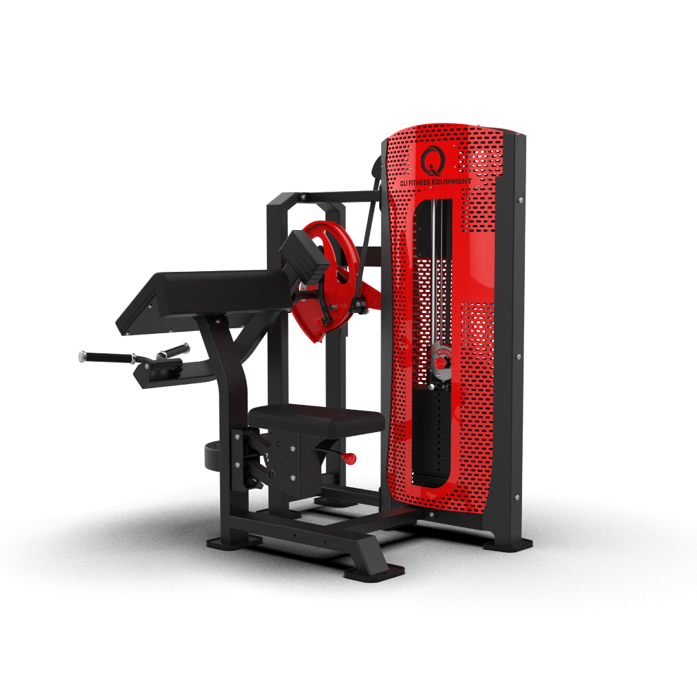 Side view of the QLI QPABC53 showing the arm pad, curl handles and seat