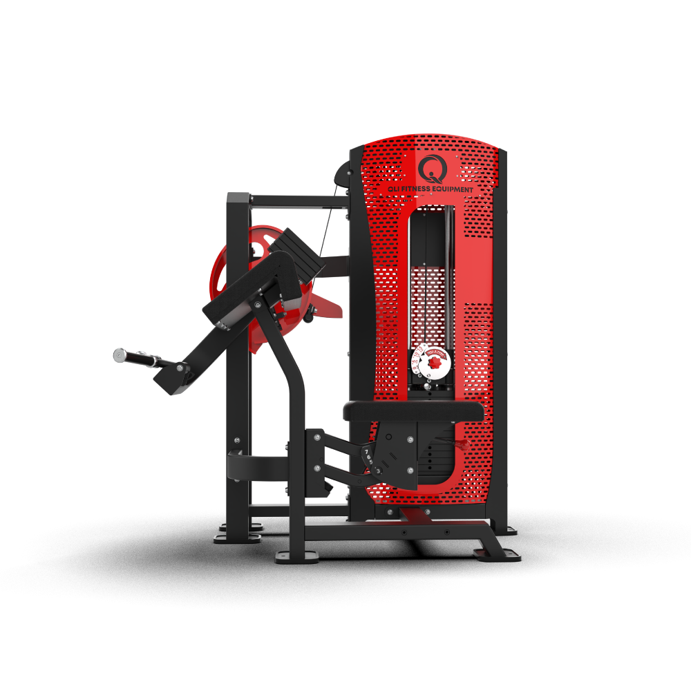 QLI QPABC53 biceps curl with the curl arm, dual handles and pin-select weight stack