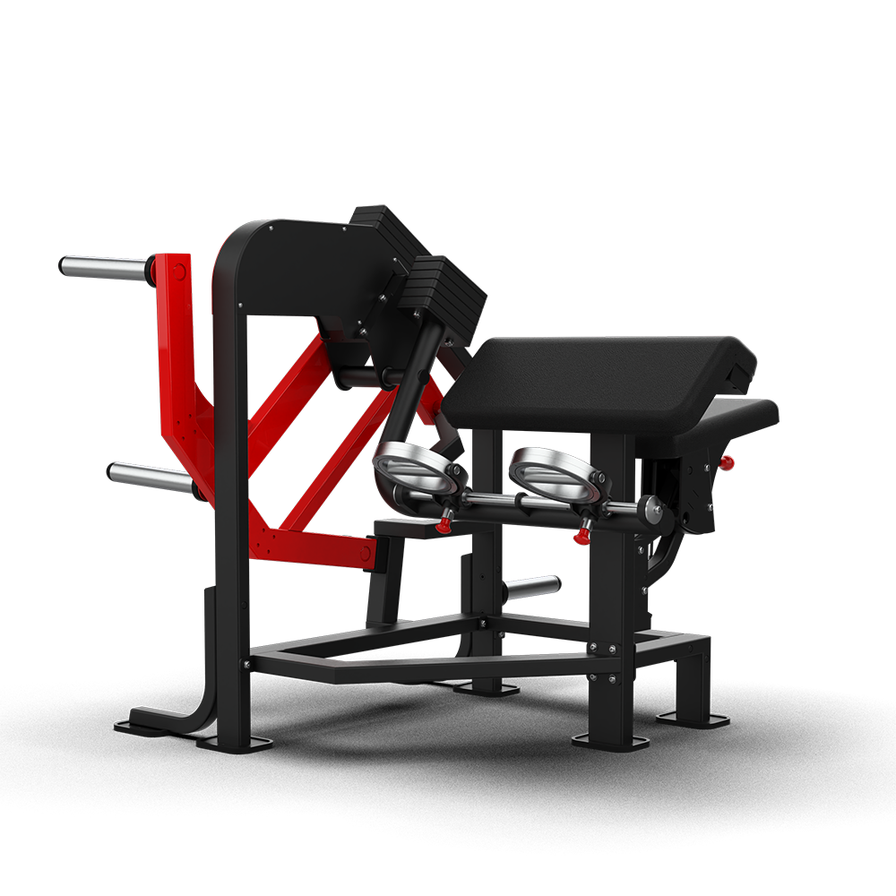 QLI Pro-Arm Multi Angle Curl QPAMC54 with padded arm rest, seat, 360° rotating handles and red lever arm