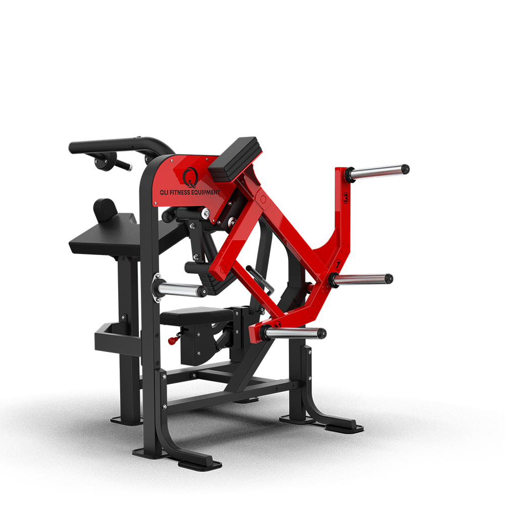 QLI Pro-Arm Power Triceps QPATE57 with adjustable back pad, seat and red pressing arm