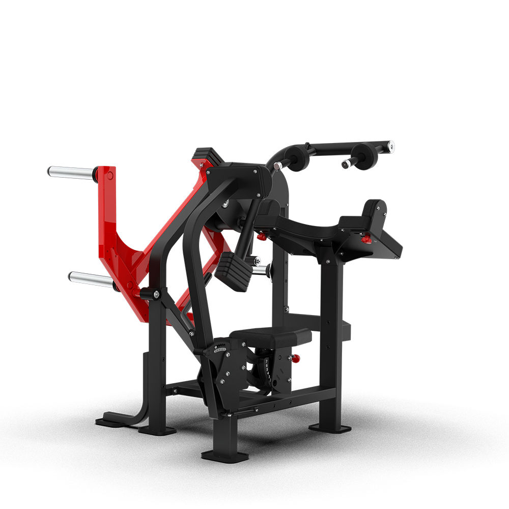 QLI QPATE57 triceps machine from the other side, showing the back support pad