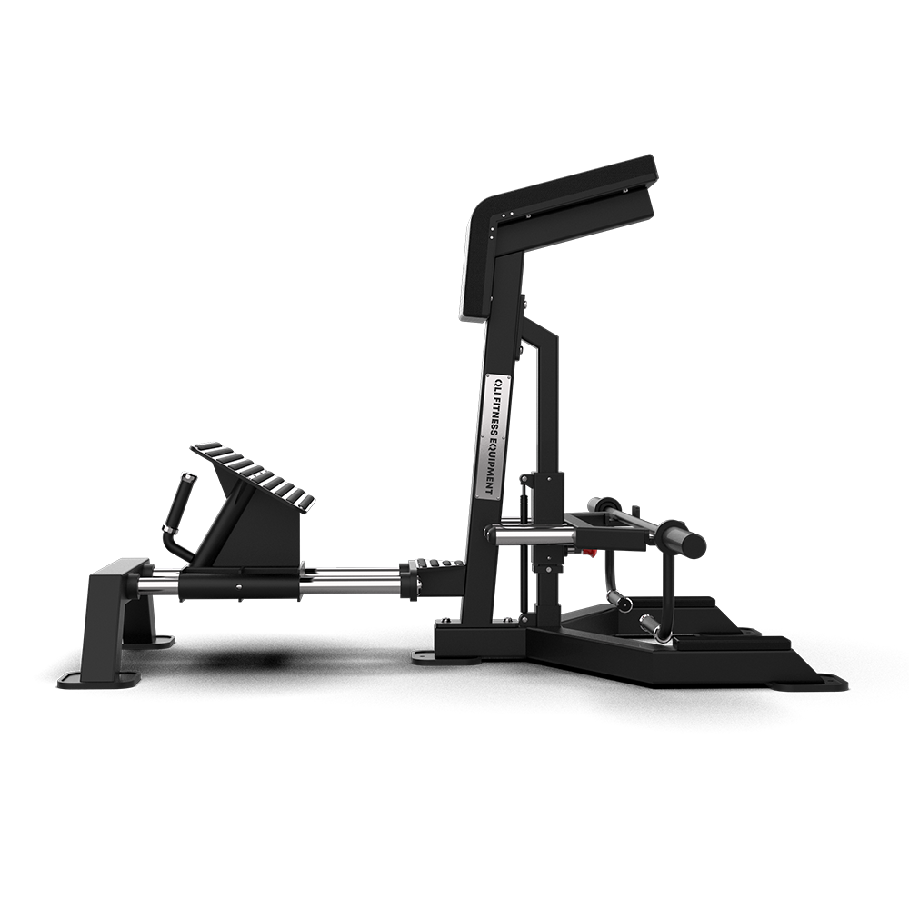 Side profile of the QLI QPLR70, showing the footplate rail, lever arm and chest pad