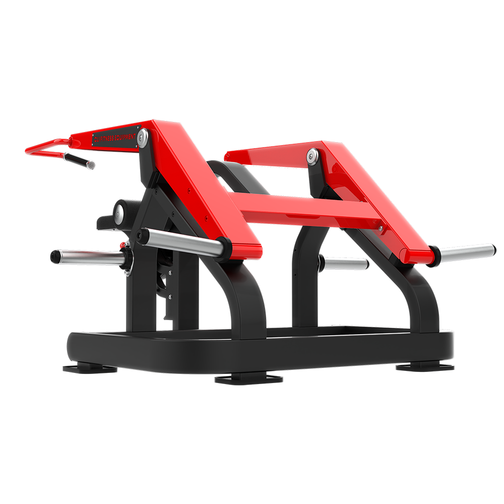 QLI QPSD058 seated dip three-quarter view, showing the frame and weight storage horns