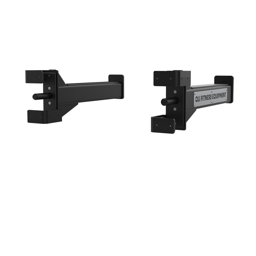 QLI QSA024 spotter arms end-on, showing the mounting sleeves
