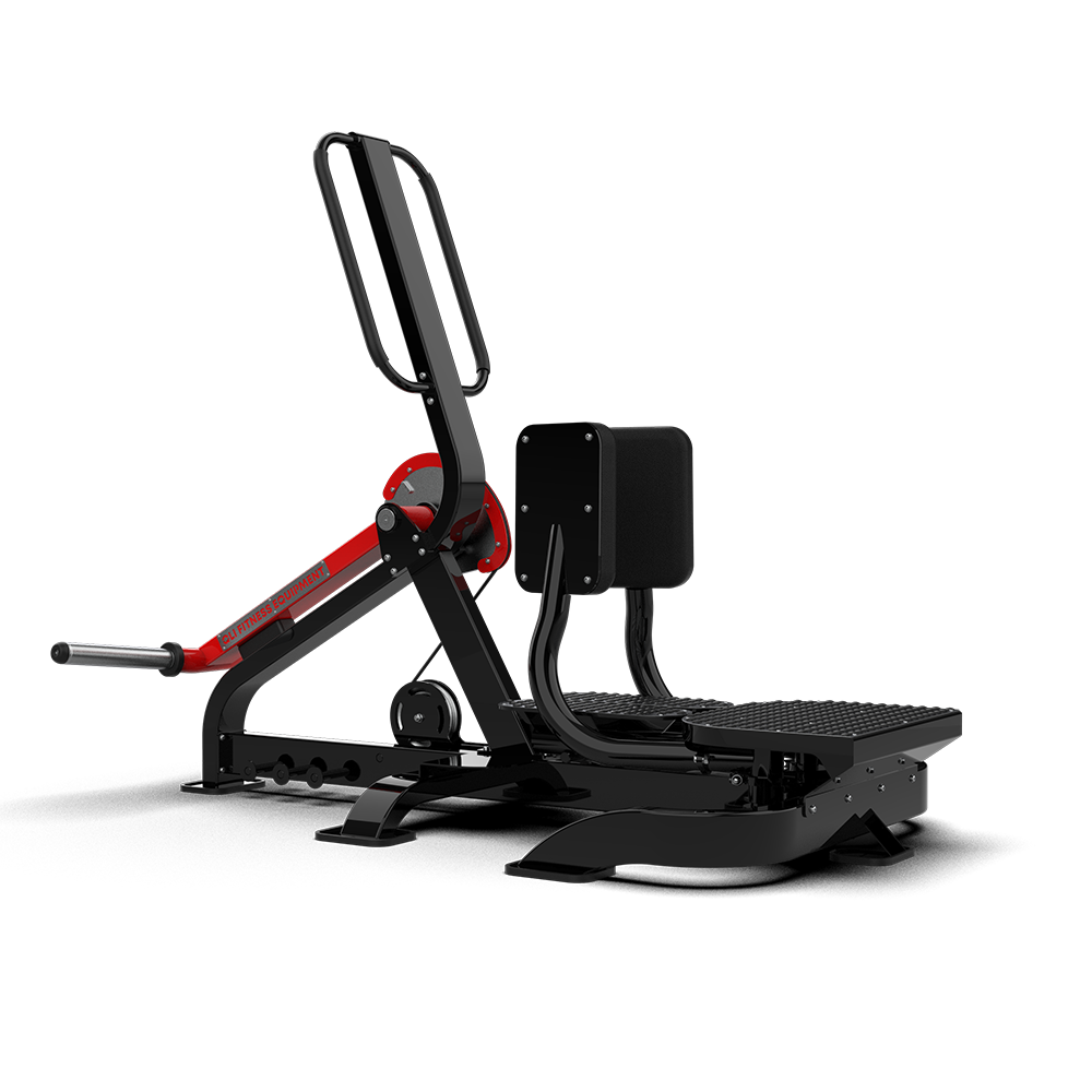 QLI QSA074 from the opposite side, showing the handle frame, thigh pad and red lever arm