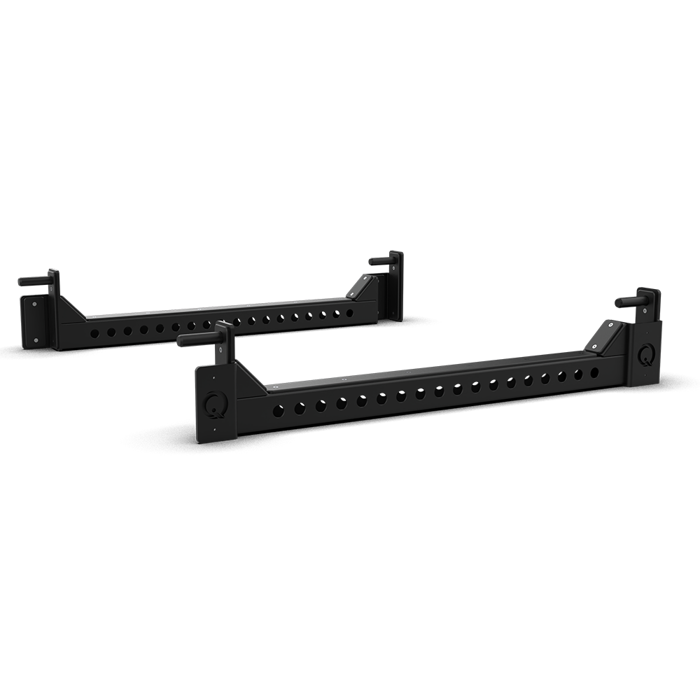 QLI QSB49 safety bars at an angle, showing the mounting brackets