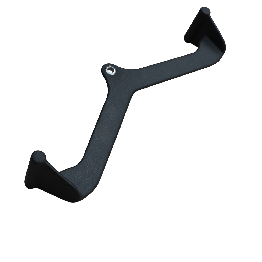 QLI QSLPB22 short lat bar from above, showing the supinated grip ends