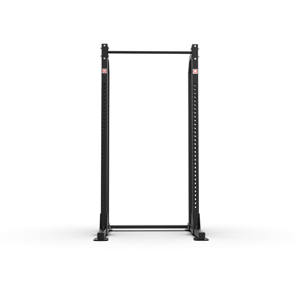QLI Super Duty SPX Rack 2 QSPX2 half rack with front and rear uprights, curved side frames and a pull-up bar