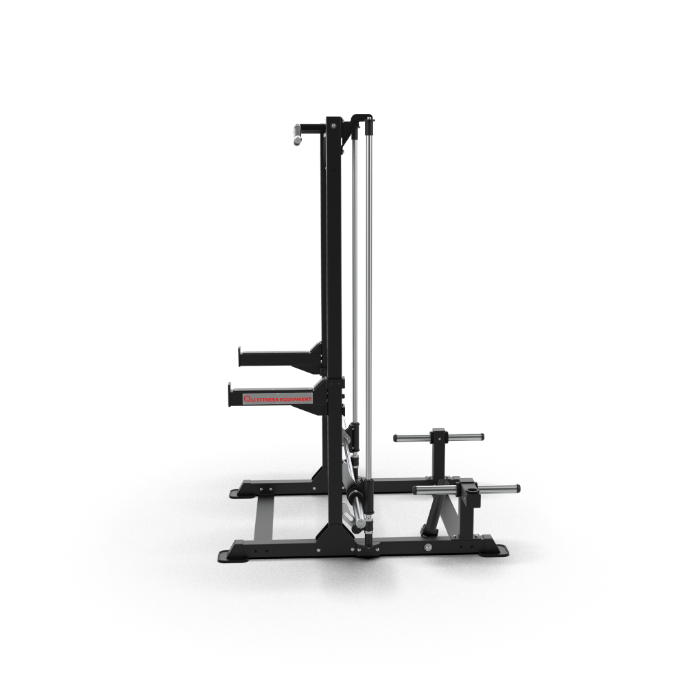Side view of the QLI QSRF01 with front safety arms, guide rod and rear plate storage