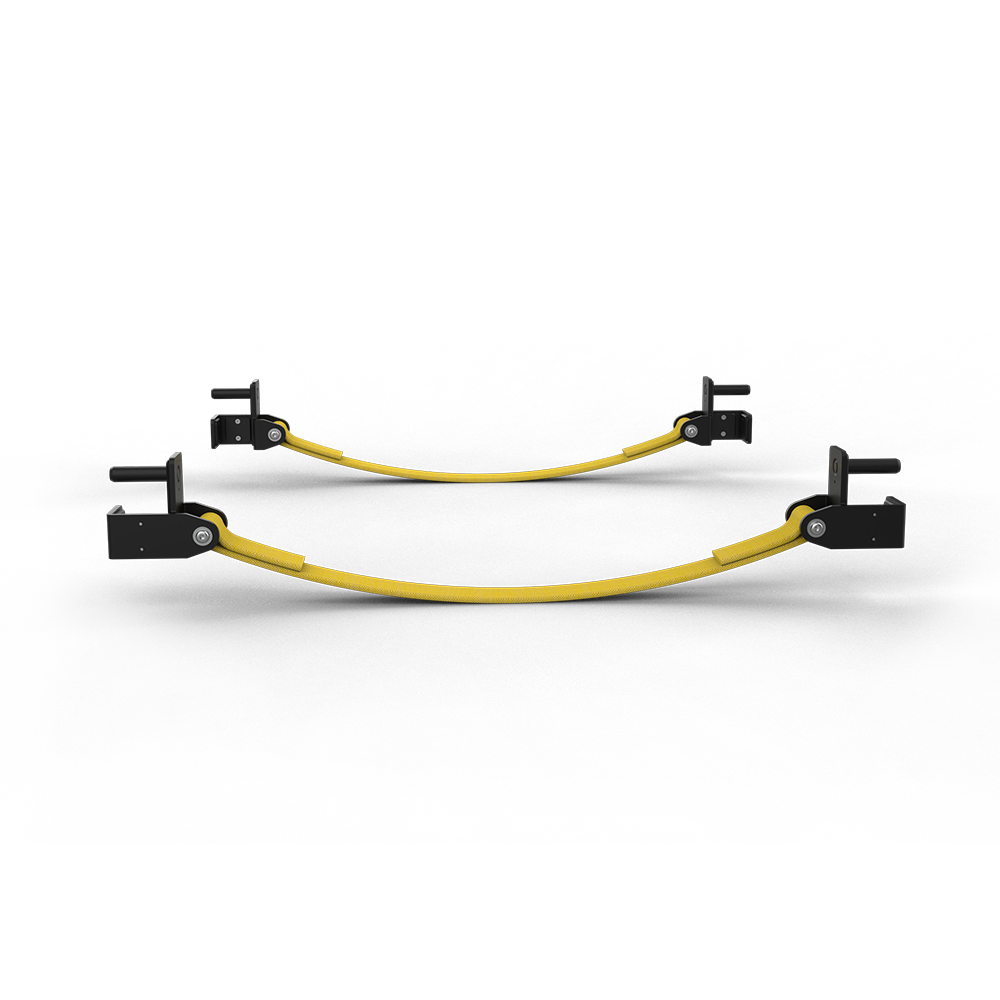 QLI QSRS49 safety straps from the front, showing the strap mounts on each end