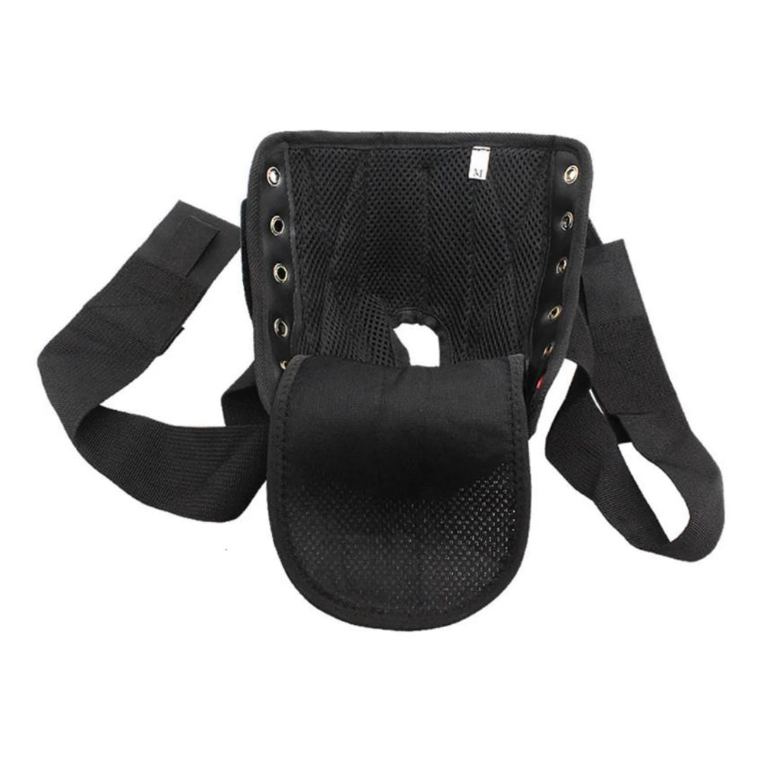 Ankel support brace with adjustable straps