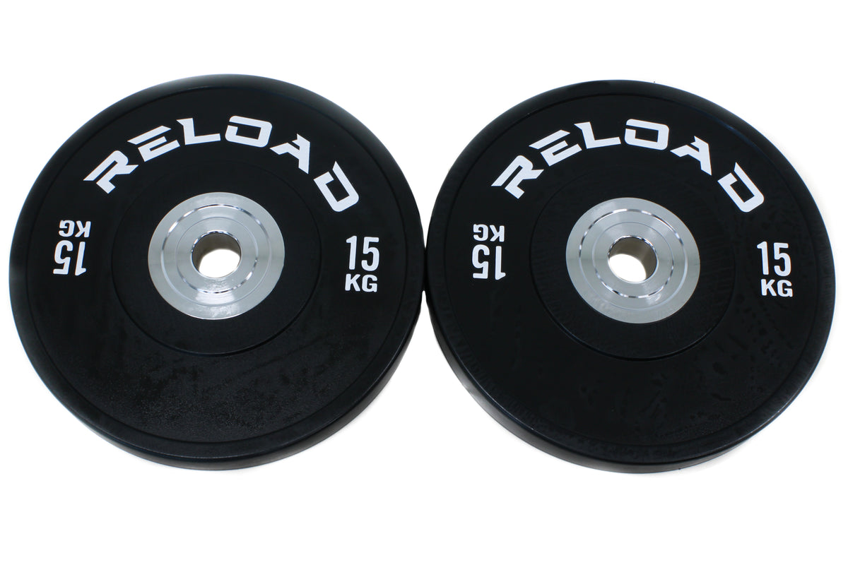 Reload Blackout 15kg bumper plates - sold in pairs
