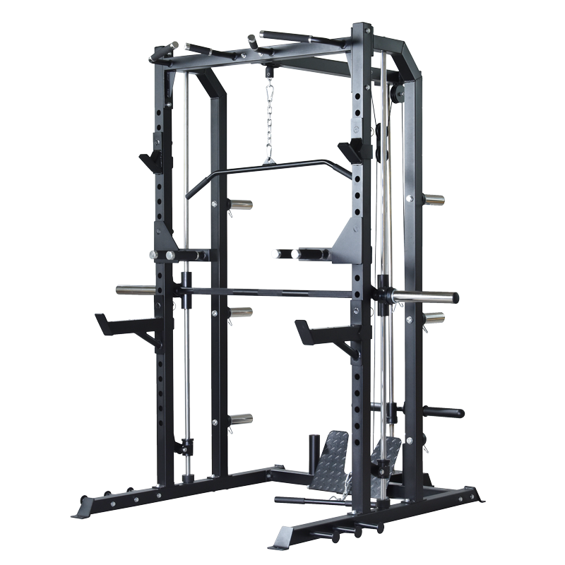 Reload 3-in-1 Smith Machine with Lat Pulldown and Row – Commercial Gym Station