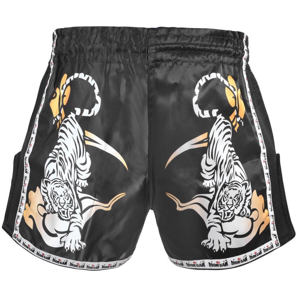 Morgan V2 Bengal Tiger Muay Thai shorts, detail view