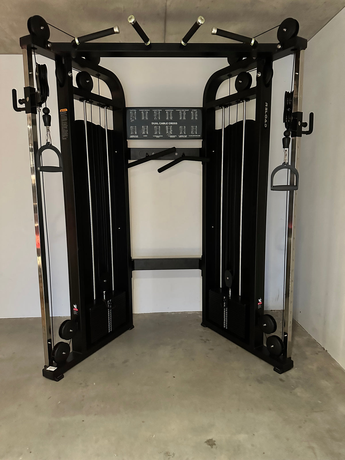 Reload Max dual adjustable pulley cable machine - functional trainer