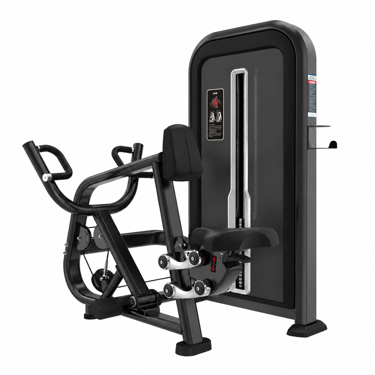 T-MAX Series seated row pin loaded machine TY03 - commercial rowing machine with 100kg weight stack