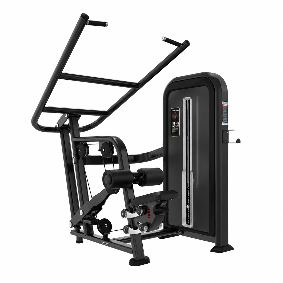 T-MAX Series lat pulldown pin loaded machine TY08 - commercial back machine with 100kg weight stack