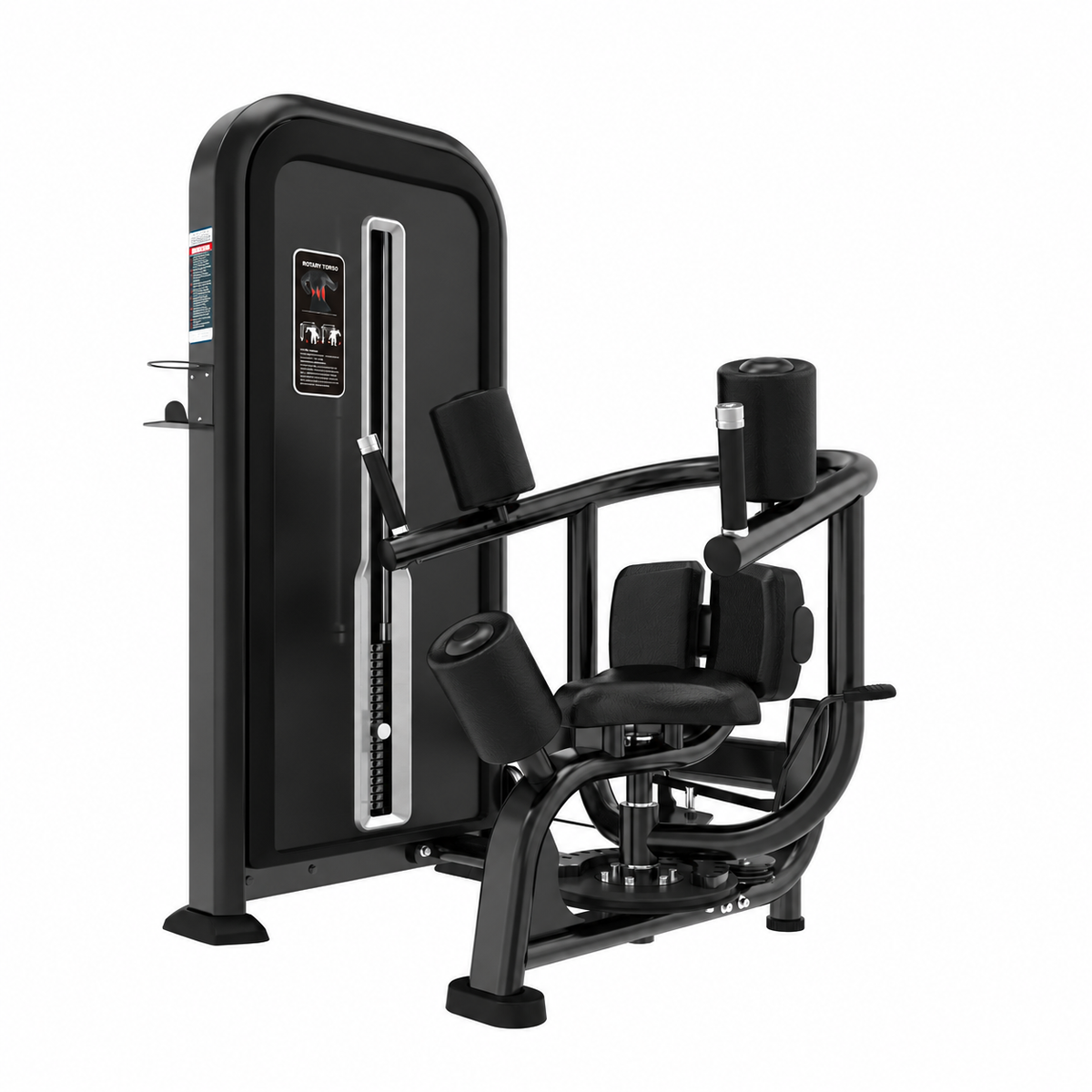 T-MAX Series rotary torso pin loaded machine TY12 - commercial core rotation machine with 80kg weight stack