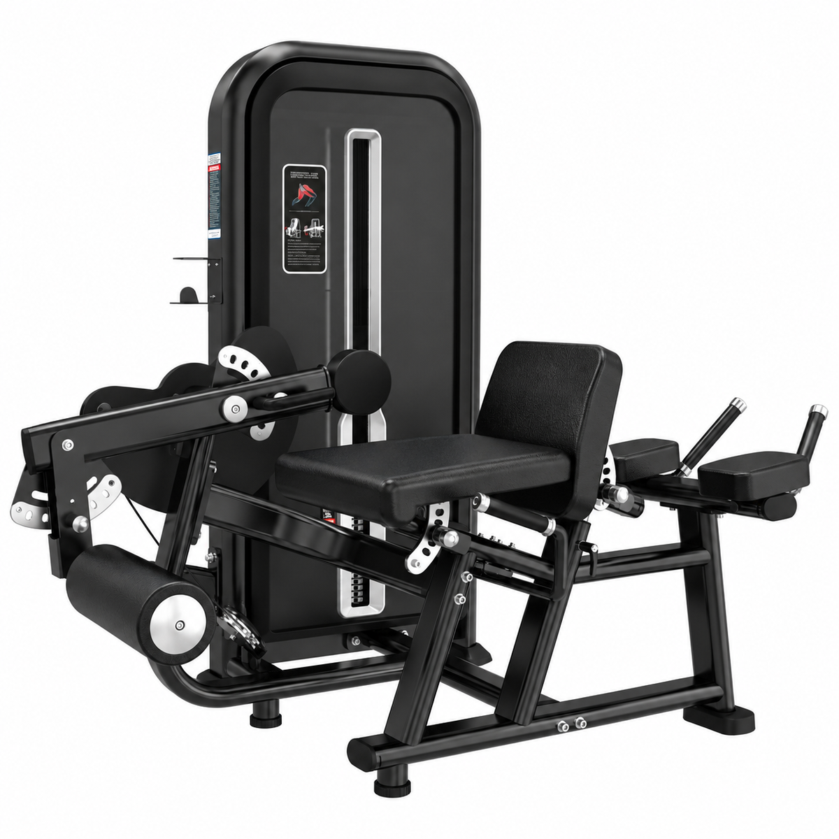 T-MAX Series dual prone leg curl and extension pin loaded machine TY28 - commercial 2-in-1 leg machine with 100kg stack