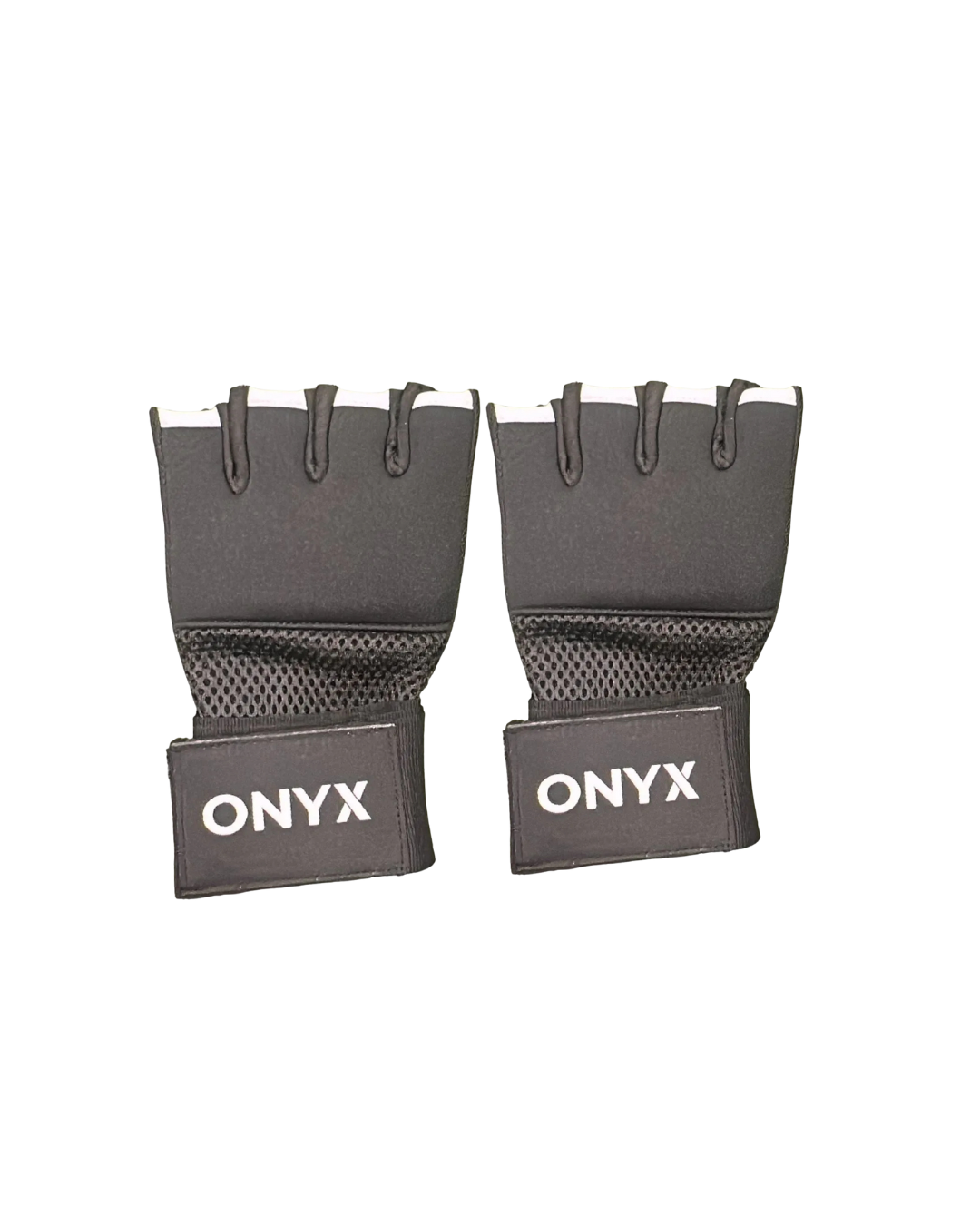 onyx gel quick hand wraps black padded knuckle protection