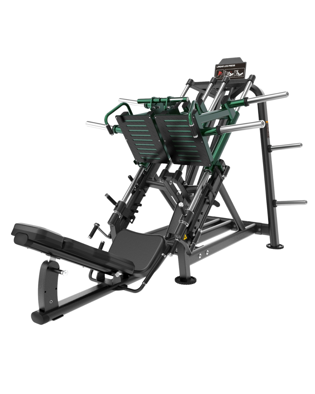 The Vortex Linear Leg Press delivers heavy, stable lower-body pressing on a smooth linear track