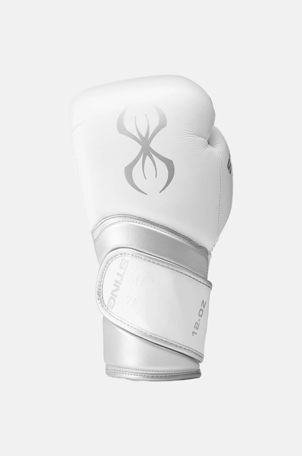 sting viper x velcro boxing gloves White &amp; Silver sparring
