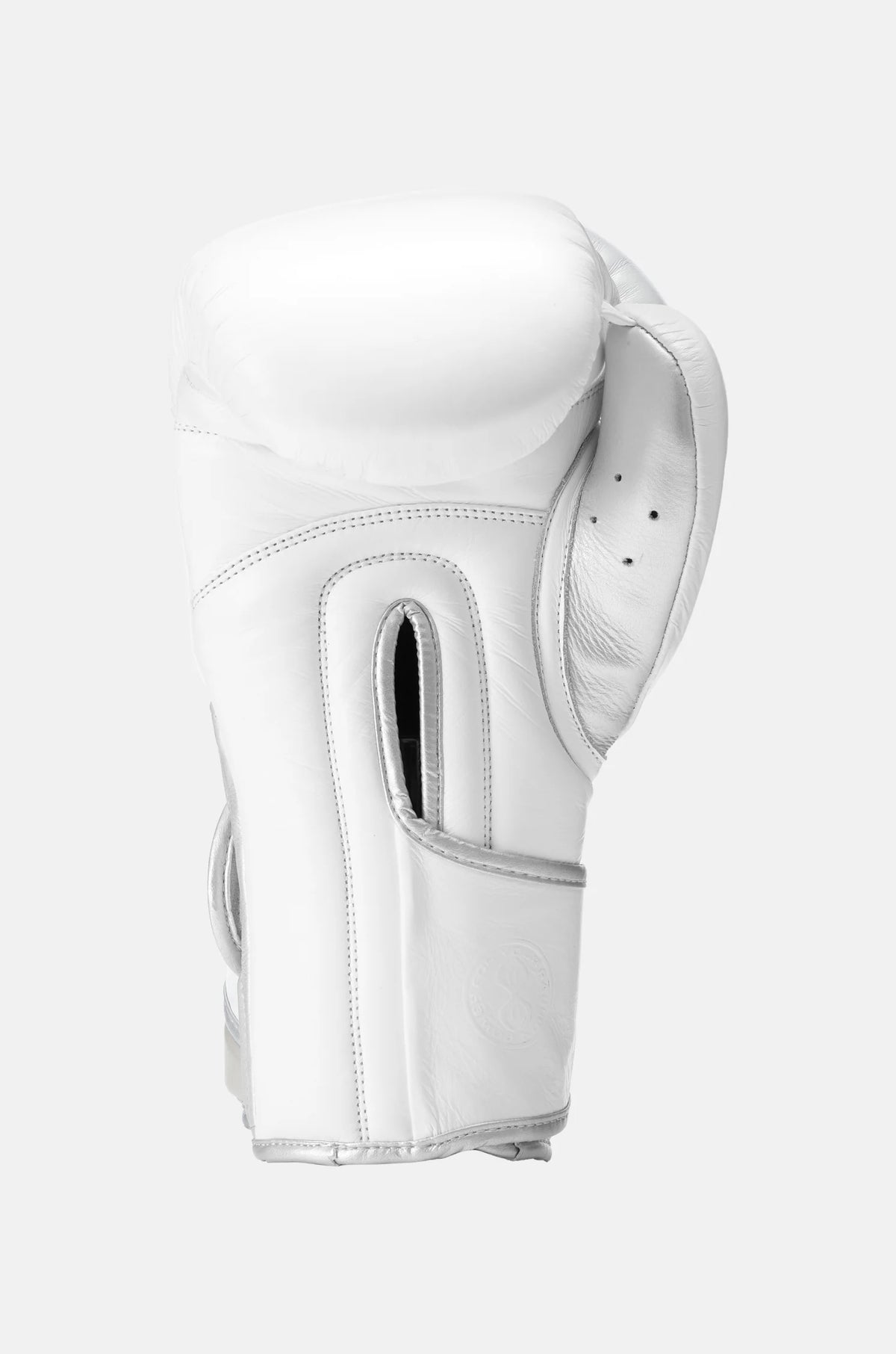 sting viper x velcro boxing gloves white &amp; silver