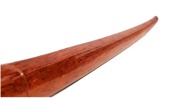 Morgan Red Oak Wooden Bokken, detail view