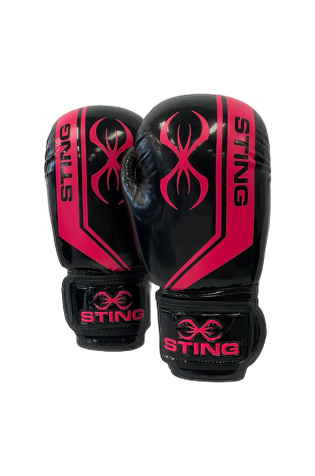 sting armalite boxing gloves black pink training gloves