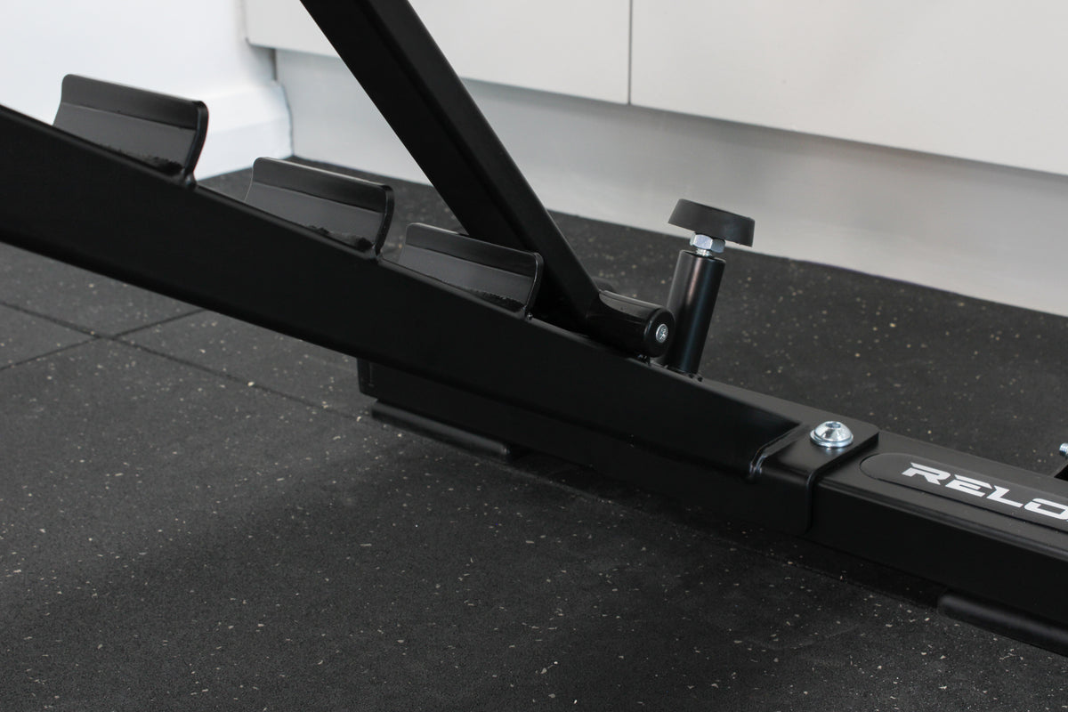 Reload All-In-One Adjustable Bench with leg extension and preacher curl attachments - Fitness Hero