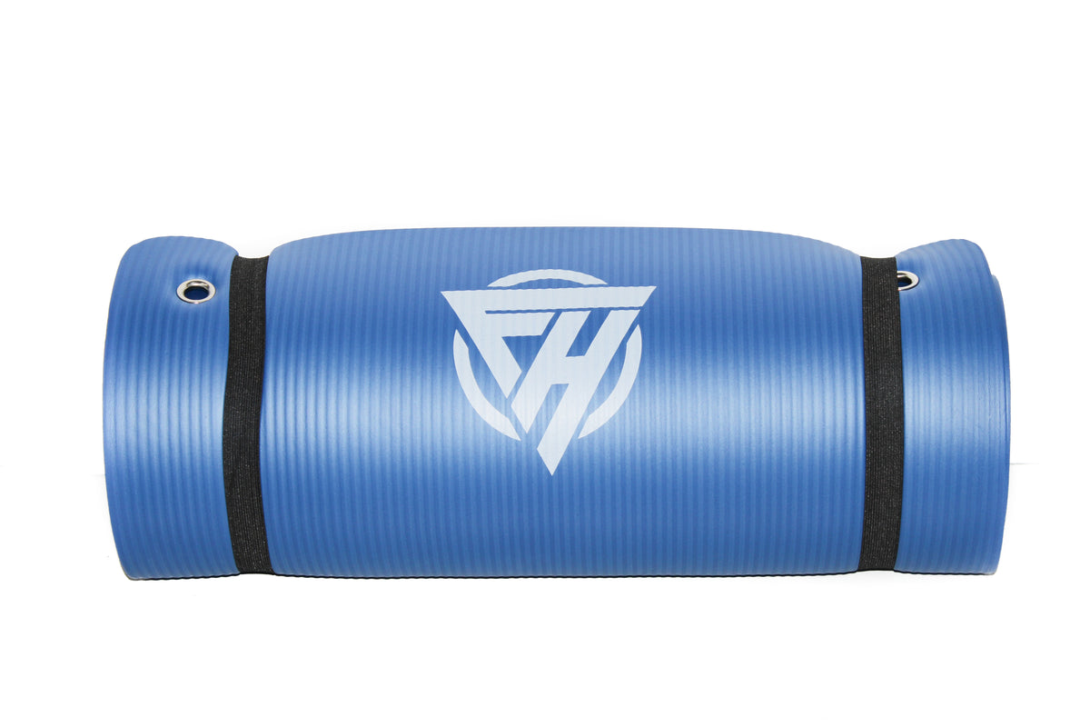 Yoga &amp; Pilates Mat  Extra Thick (Shoulder Strap) - Fitness Hero Brand new