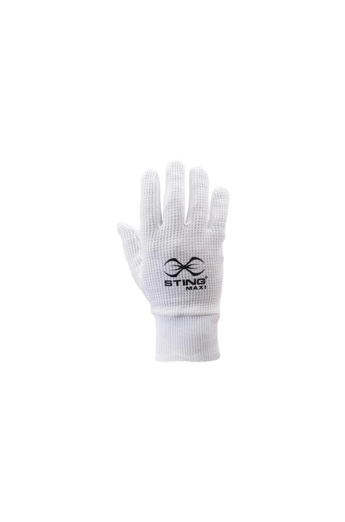 sting air weave cotton glove inners white boxing wraps front view