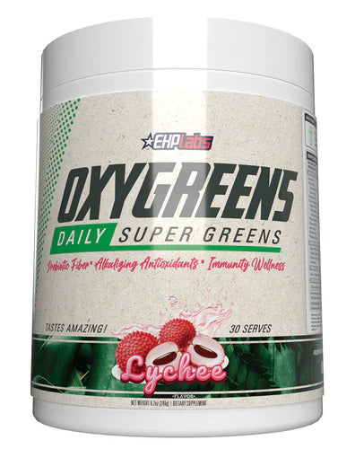 EHP Labs OxyGreens Daily Super Greens
Lychee Flavour Fitness Hero