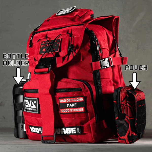 Supersize Bundle for Combat Bag [Crimson Red]