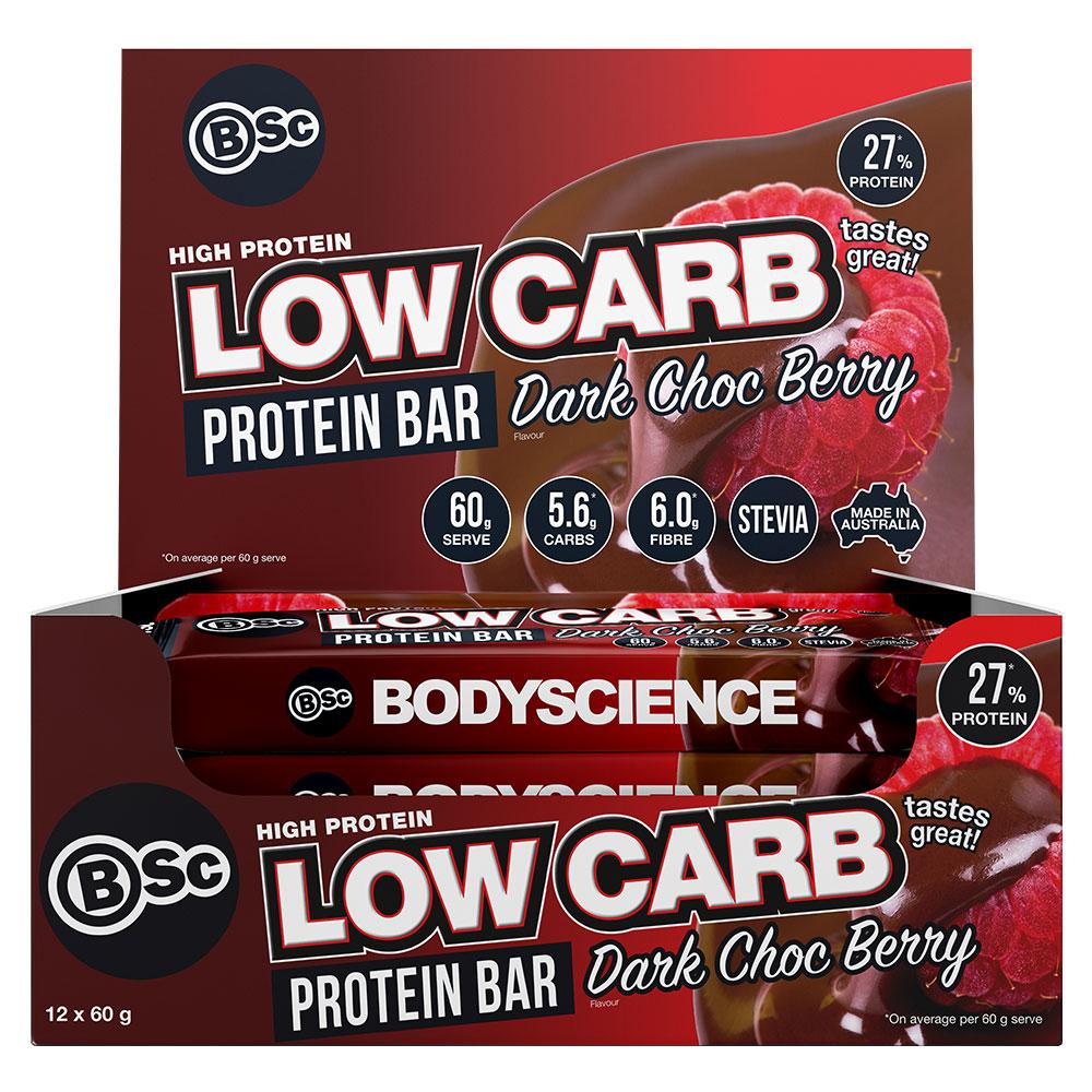 Body Science BSc High Protein Low Carb Bar (Box of 12) 7 Flavours - Fitness Hero 