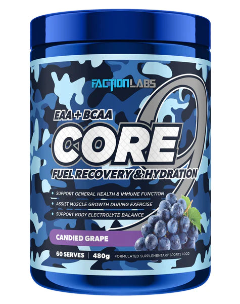 Faction Labs Core 9 | EAA + BCAA - Fitness Hero 