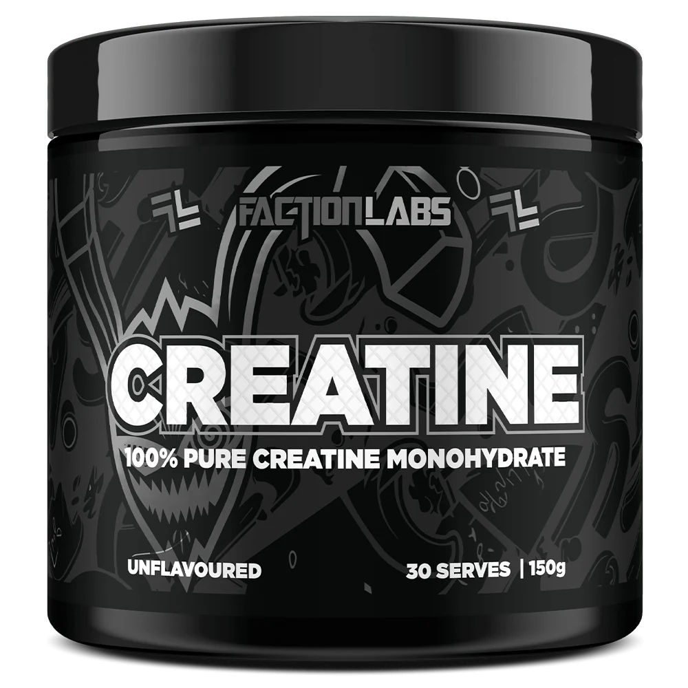 100% Pure Creatine Monohydrate By Faction Labs