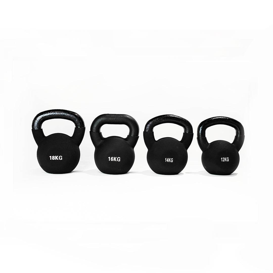 Cast Iron Kettlebells | Rubber Encased (2kg - 32kg)