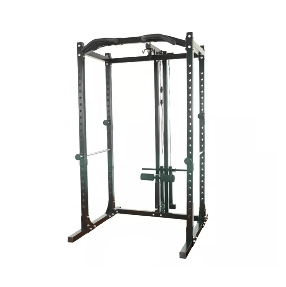 Commercial Endurance Power Rack &amp; Lat Attachment
