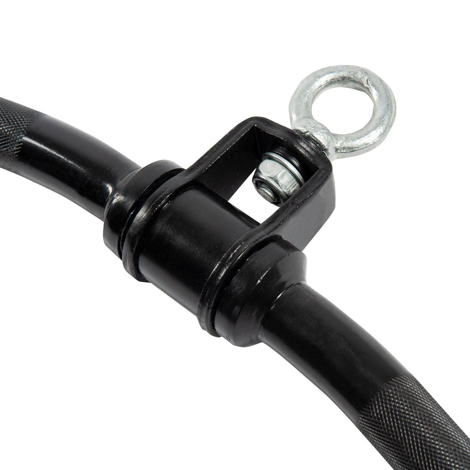 Revolving Black Curl Bar 28"